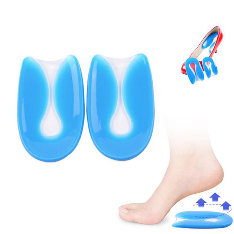 Men'S Shoes For Plantar Fasciitis - 1Pair Foot Pain Relief Silicone Gel