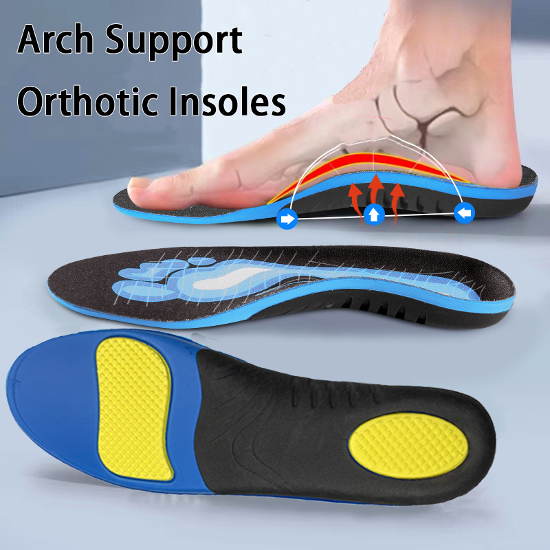Men'S Shoes For Plantar Fasciitis - 1 Pair EVA Orthotic Shoe Insoles