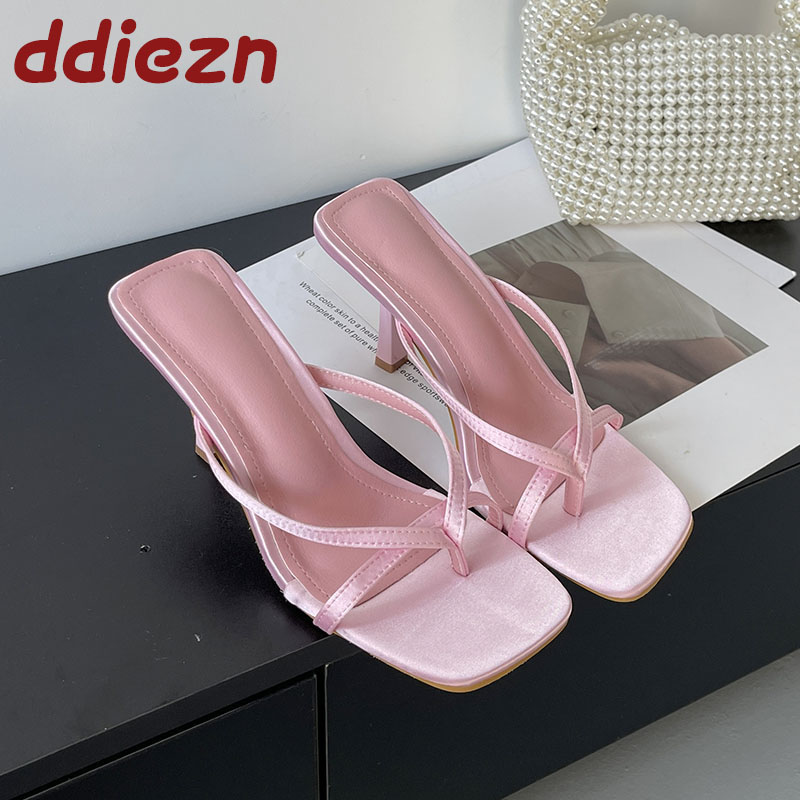 Men'S Shoes Size 43 In Us - Pink Fashion Square Toe Women Thin