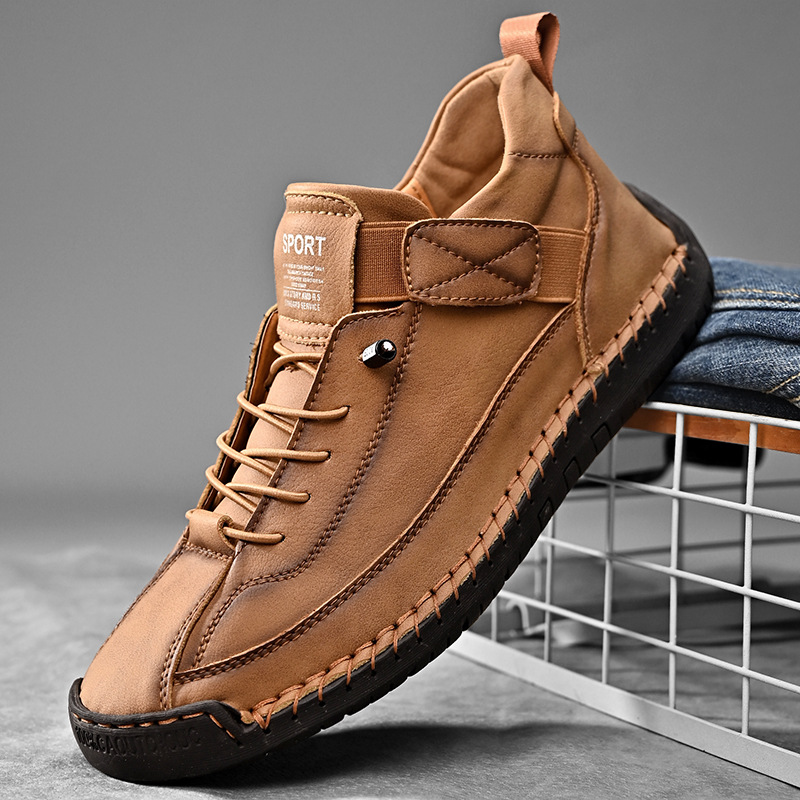 Handmade Leather Men Shoes Cas - Men'S Shoes Size 43 In Us recension och pris