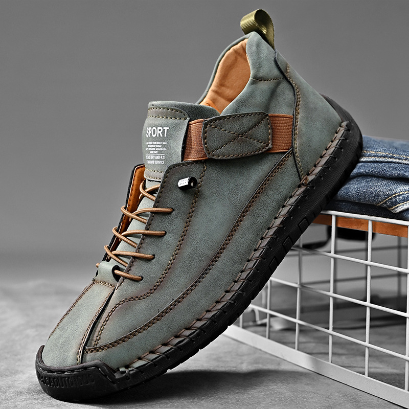Handmade Leather Men Shoes Cas - Men'S Shoes Size 43 In Us recension och pris
