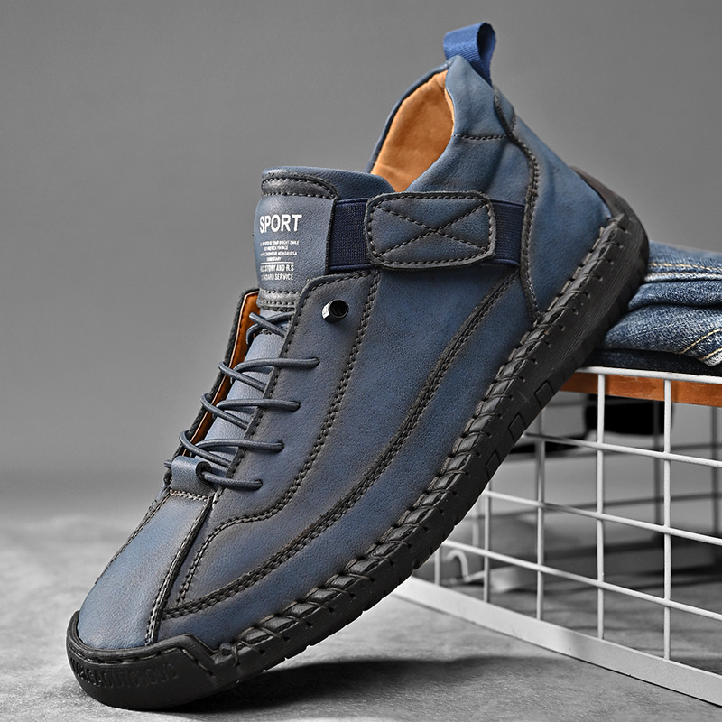 Handmade Leather Men Shoes Cas - Men'S Shoes Size 43 In Us recension och pris