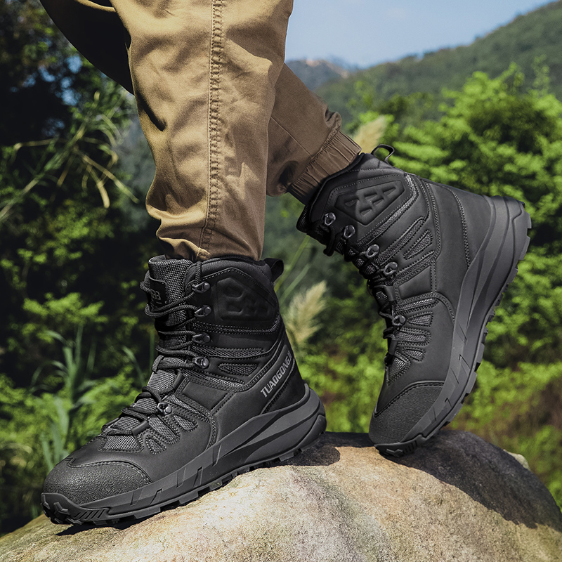 Men's Military Tactical Boots  - Men'S Shoes For Work recension och pris