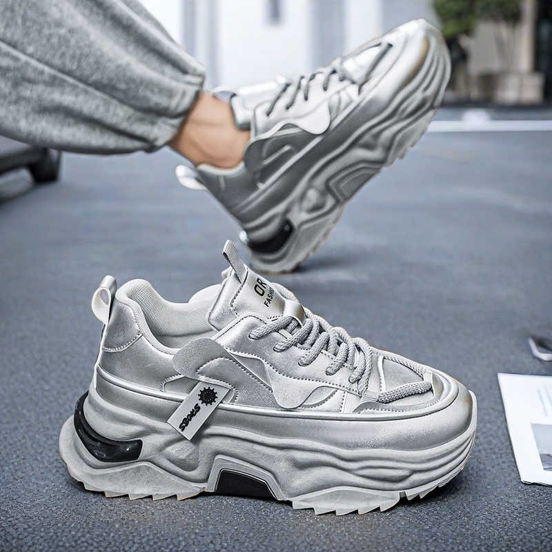 Black Platforme Tennis Man Spo - Men Shoes Runners recension och pris