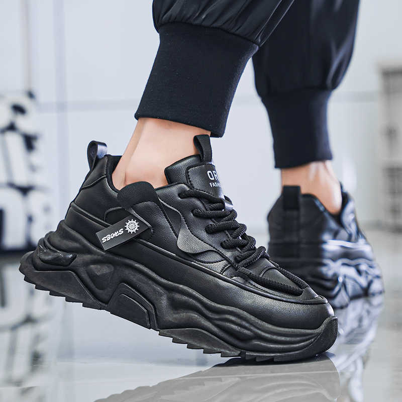 Black Platforme Tennis Man Spo - Men Shoes Runners recension och pris