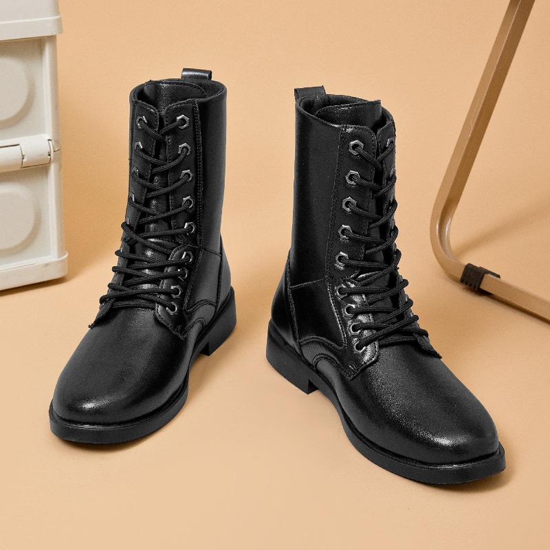 High-top Leather Boots Outdoor - Men'S Shoes For Work recension och pris
