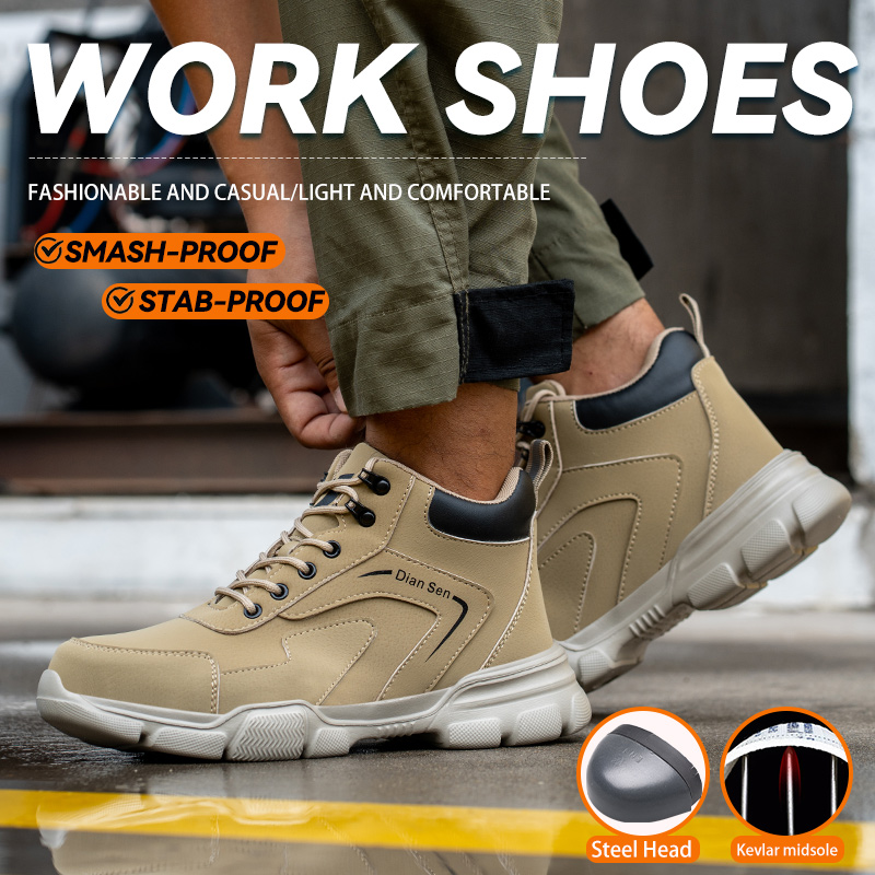 Mens Work Boots Steel Toe Shoe - Work Boot Steel Toe recension och pris