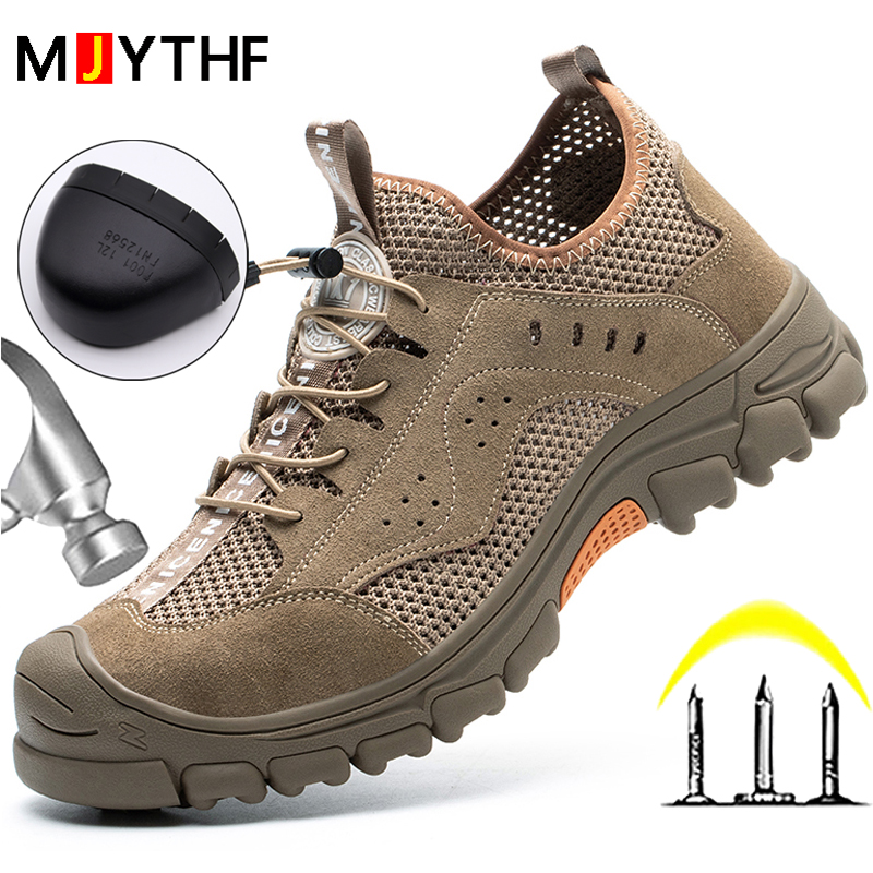 2026 Summer Safety Shoes Men A - Work Boot Steel Toe recension och pris