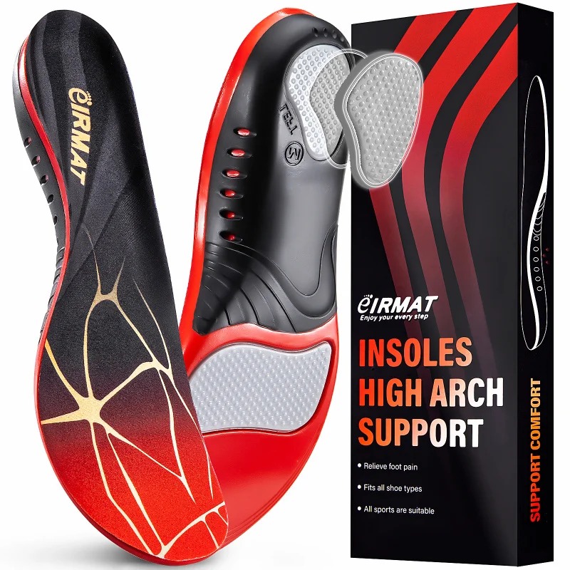 Premium Silicone Gel Insoles f - Men'S Shoes For Plantar Fasciitis recension och pris