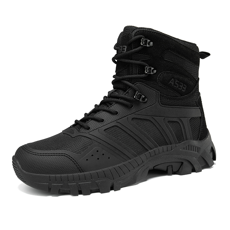 Men Tactical Boots Lace Up Des - Men'S Shoes For Work recension och pris