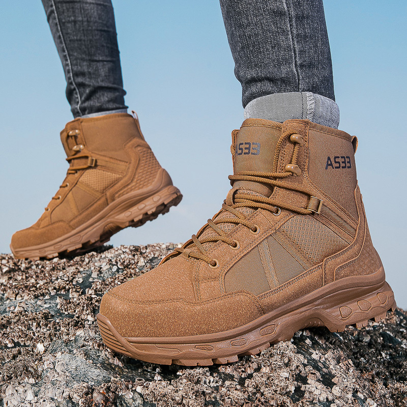 Men's Military Tactical Boots  - Men'S Shoes For Work recension och pris