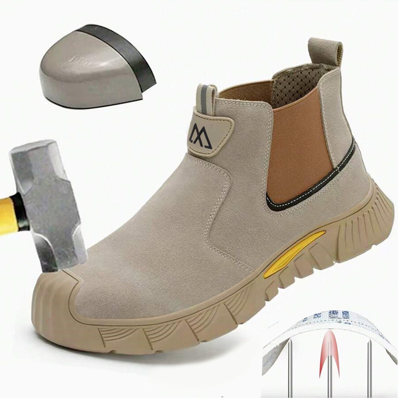 Wear Resistant Durable Steel T - Men'S Shoes For Work recension och pris