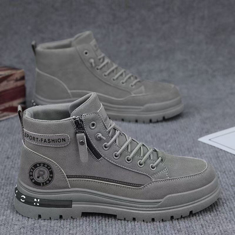 Men Retro High Top Work Boots  - Men'S Shoes For Work recension och pris