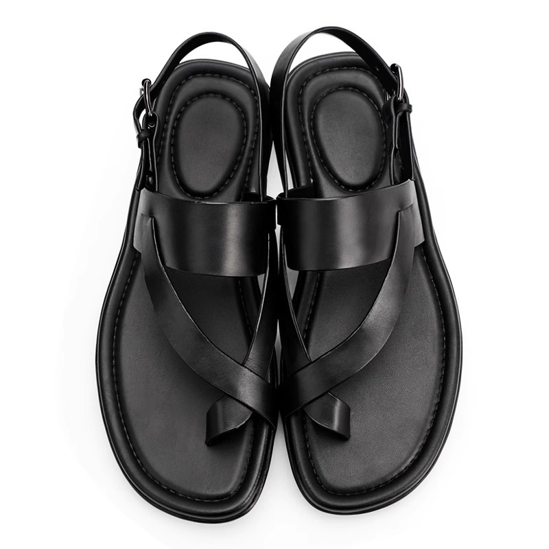 Genuine Leather Mens Sandals L - Men'S Shoes Size 43 In Us recension och pris
