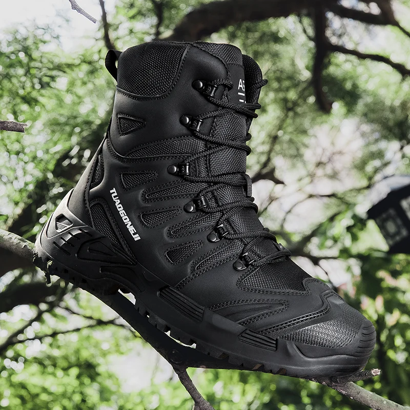 Men's Outdoor Hiking Tactical  - Men'S Shoes For Work recension och pris