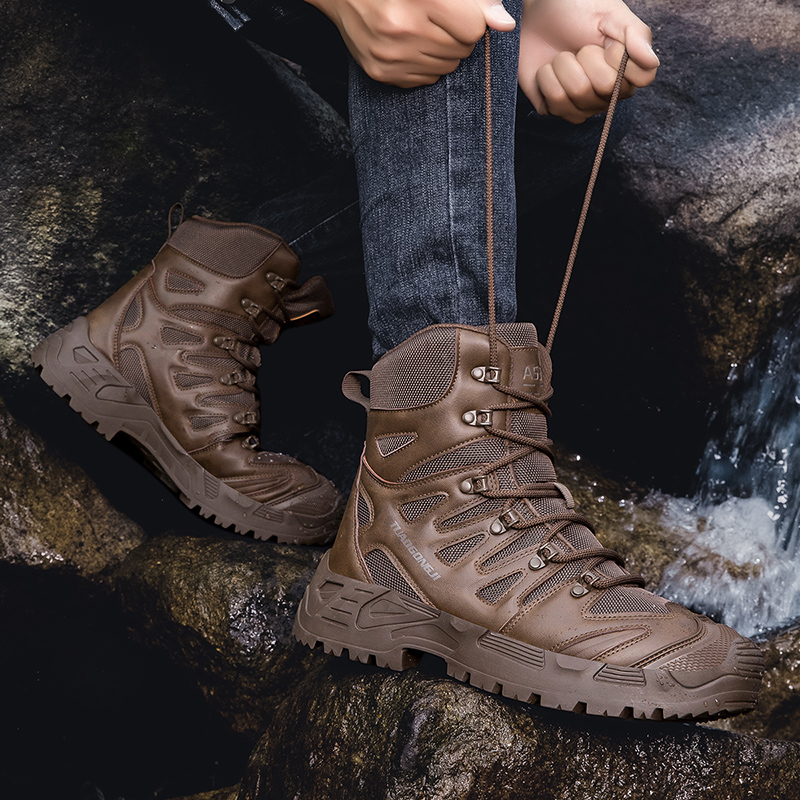 Men's Outdoor Hiking Tactical  - Men'S Shoes For Work recension och pris