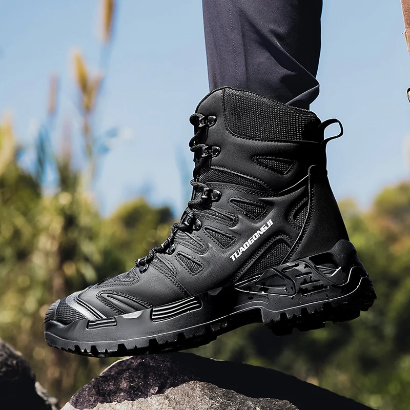 Men's Outdoor Hiking Tactical  - Men'S Shoes For Work recension och pris