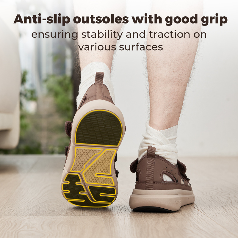 Summer Men'S Sandals Widened D - Men'S Shoes For Plantar Fasciitis recension och pris