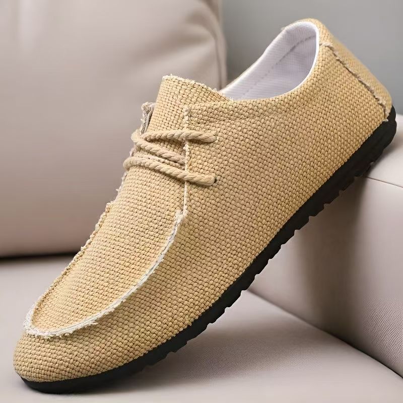 Men Big Size Lace Up Canvas Sh - Men'S Shoes For Work recension och pris