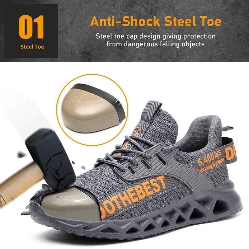 Steel Toe Safety Shoes for Men - Work Boot Steel Toe recension och pris