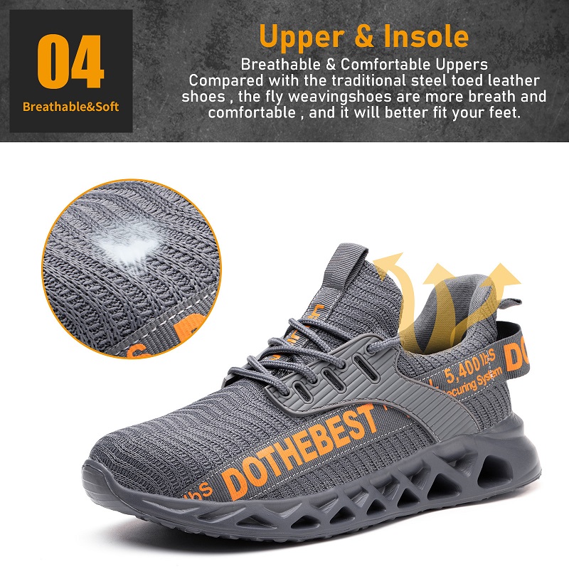 Steel Toe Safety Shoes for Men - Work Boot Steel Toe recension och pris
